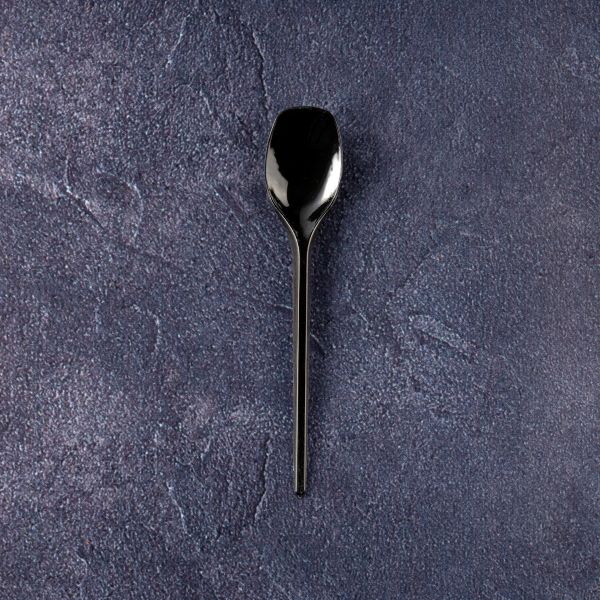 Ложка кавова Super 13 см ЧОРНА 200 шт