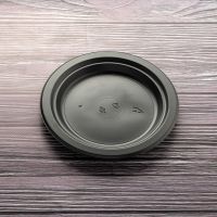 Тарілка пластикова Bittner d-17,6 см ЧОРНА 50 шт