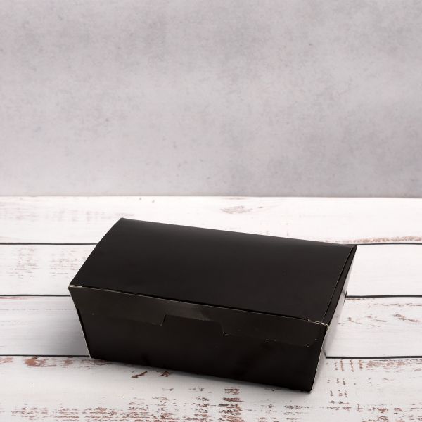 Коробка картонна для суші та других страв 165*105*58 мм ЧОРНА