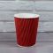 Гофростакан 250 мл червоний