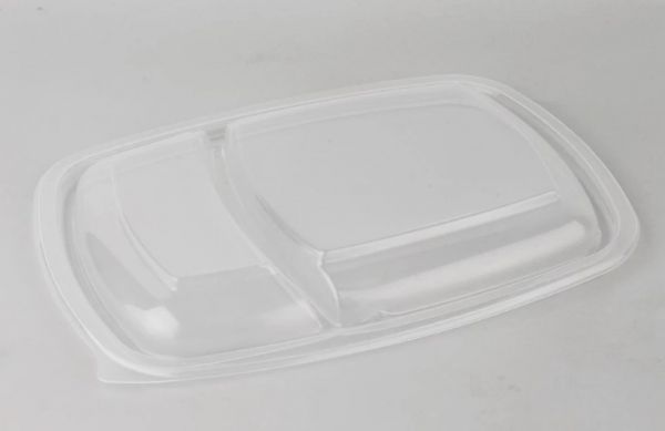 Кришка прозора до контейнера 2-х секційного 230*170*22,5 мм РР