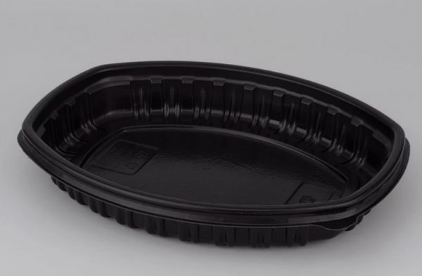 Контейнер чорний 257*202*37 мм РР