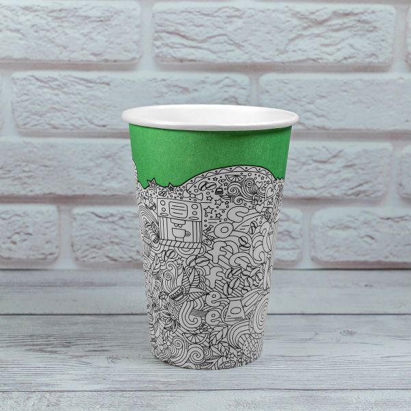 Стакан паперовий 340 мл ANTISTRESS