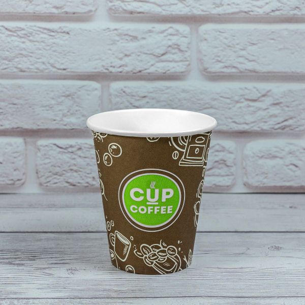 Стакан паперовий 175 мл CUP COFFEE BROWN для вендинга