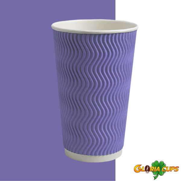 Гофростакан Ripple 500 мл лавандовий