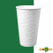 Стакан паперовий двошаровий з тисненням Bubbles White 500 мл