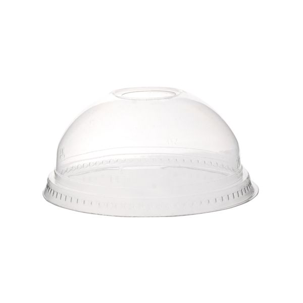 Кришка пластикова на РЕТ PACCOR купол з отвором 50 шт