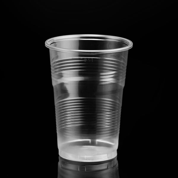 Стакан пластиковий PP 500 мл прозорий 50 шт повномірний