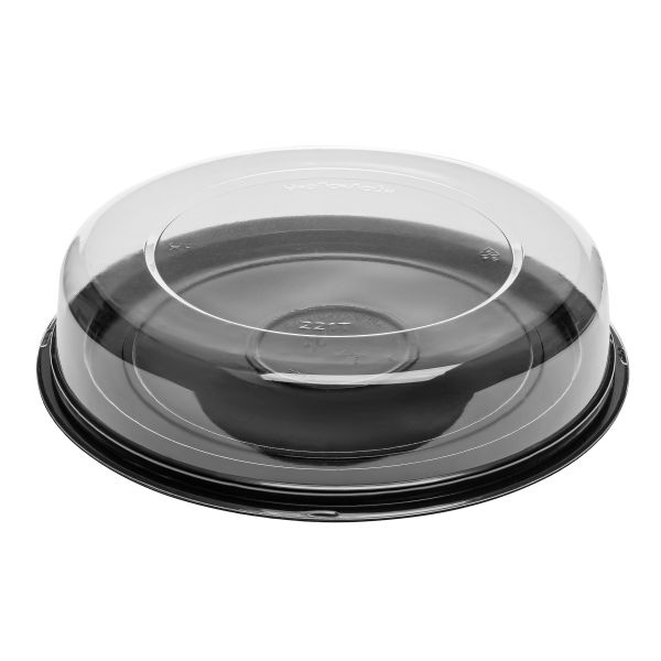 Контейнер з кришкою для суші/солодощів та холодних страв 1500 мл ЧОРНИЙ