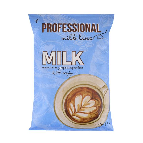 Молоко ультрапастеризоване PROFESSIONAL line 2,5 % 900 г