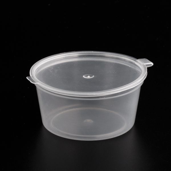 Соусник з кришкою РР 80 мл ПРОЗОРИЙ