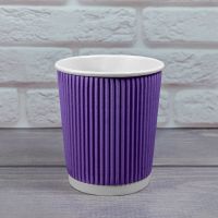 Гофростакан 300 мл лавандовий