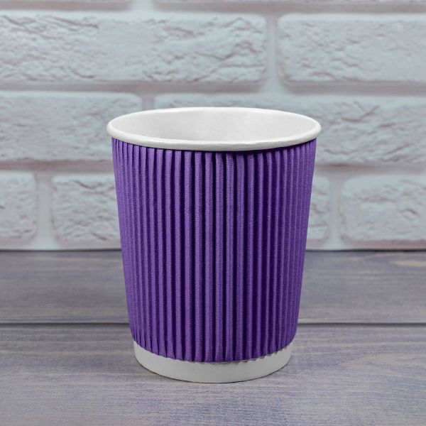 Гофростакан 300 мл лавандовий