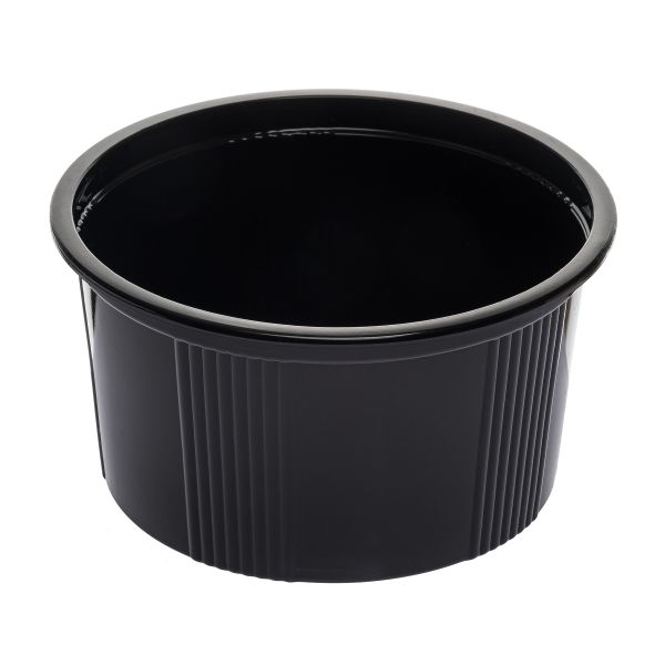 Контейнер РР 350 мл d-110 мм h-58 мм ЧОРНИЙ щільний