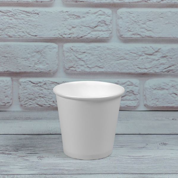 Стакан паперовий 110 мл БІЛИЙ PREMIUM
