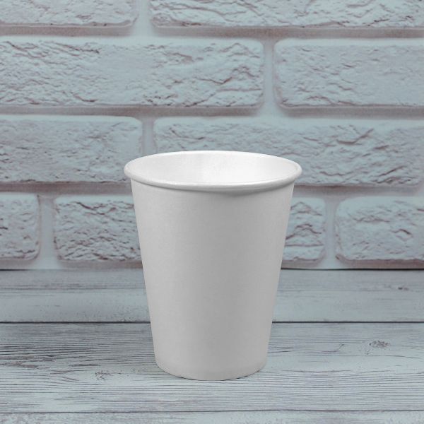 Стакан паперовий 185 мл БІЛИЙ PREMIUM