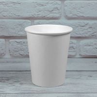 Стакан паперовий 250 мл БІЛИЙ PREMIUM