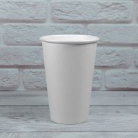 Стакан паперовий 340 мл БІЛИЙ PREMIUM