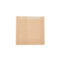 Упаковка для картоплі фрі 100-150 г жиростійка 130*130*30 мм 40г/м2 КРАФТ