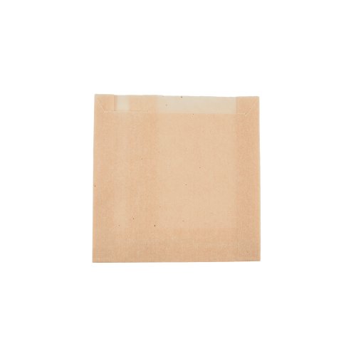 Упаковка для картоплі фрі 100-150 г жиростійка 130*130*30 мм 40г/м2 КРАФТ