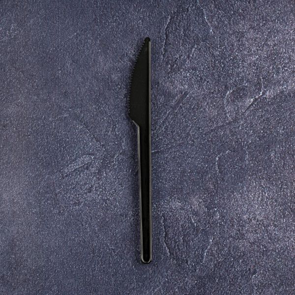 Ніж 16 см ЧОРНИЙ 100 шт