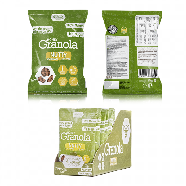 Гранола O&H Горіхова саше 40г