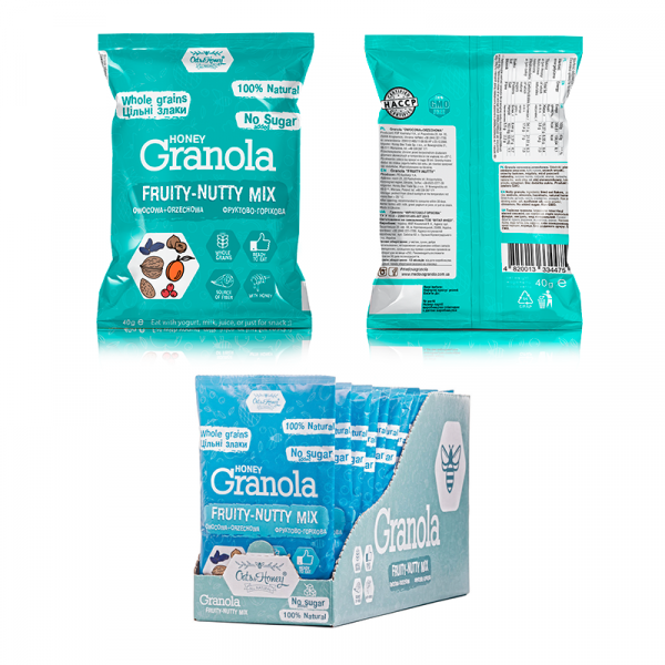 Гранола O&H Фруктово-Горіхова саше 40г