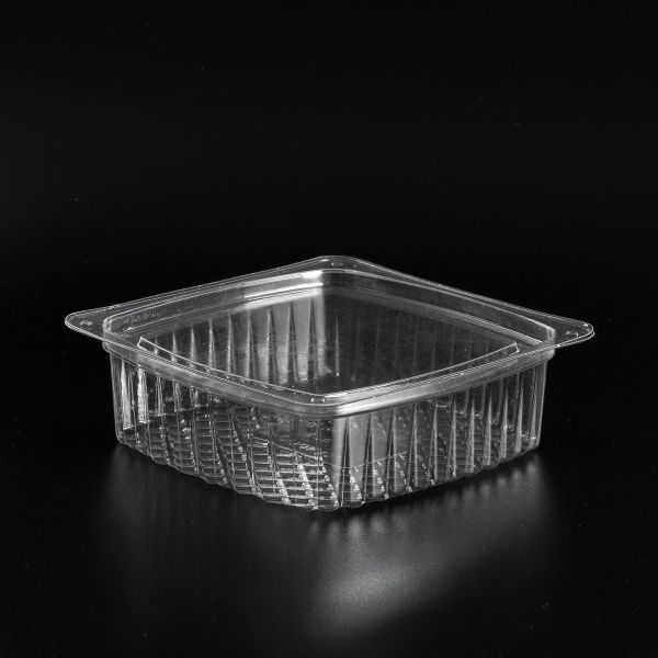 Контейнер з кришкою PS 350 мл 126*126*38 мм ПРОЗОРИЙ