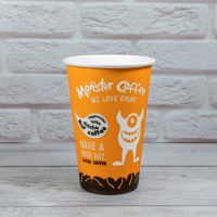 Стакан паперовий 340 мл MONSTER COFFEE
