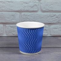 Гофростакан Ripple 180 мл лавандовый 30 шт