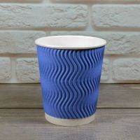 Гофростакан Ripple 270 мл лавандовый 30 шт