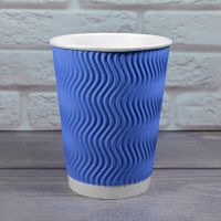 Гофростакан Ripple 400 мл лавандовий