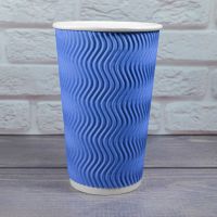 Гофростакан Ripple 500 мл лавандовий