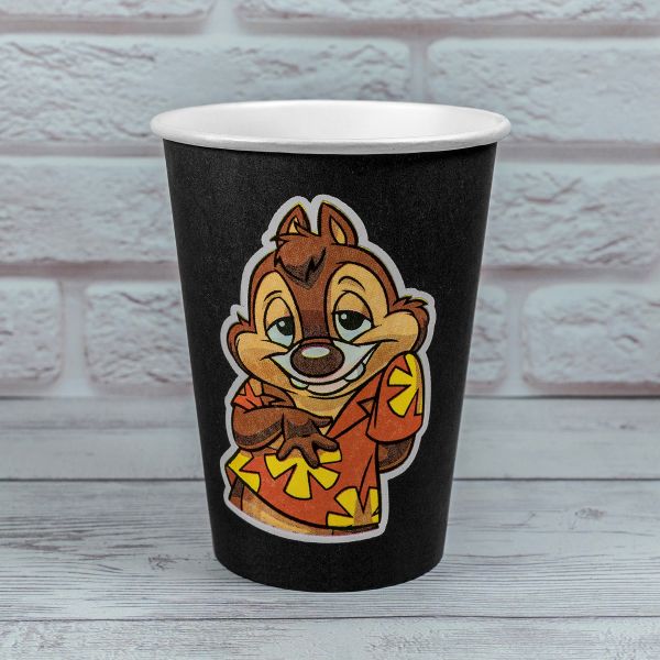 Стакан паперовий 400 мл Чіп і Дейл