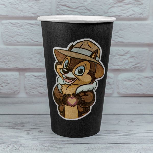 Стакан паперовий 500 мл Чіп і Дейл