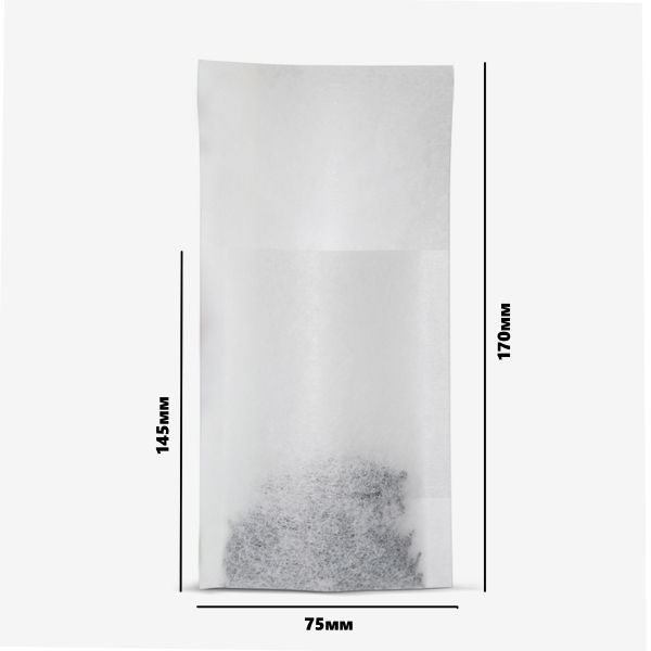 Фільтр пакети для заварювання чаю 100 шт Заварник