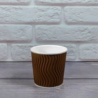 Гофростакан Ripple Wave Chocolate 110 мл 4oz