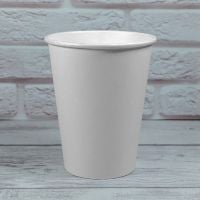 Стакан паперовий 400 мл БІЛИЙ PREMIUM