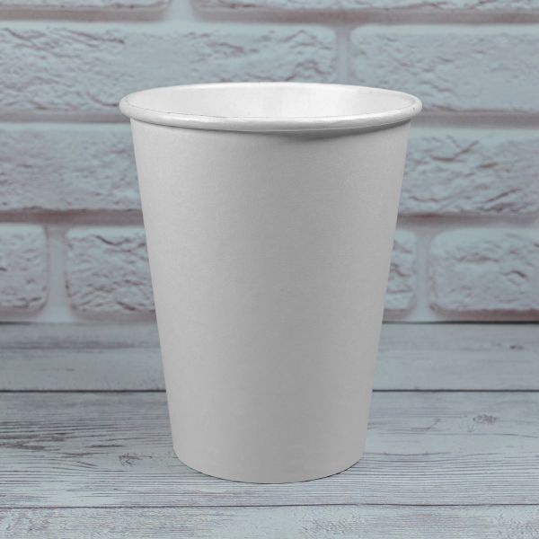 Стакан паперовий 400 мл БІЛИЙ PREMIUM