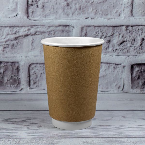 Стакан паперовий двошаровий 340 мл ЕКОНОМ