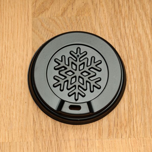 Кришка ST-79 чорна сніжинка