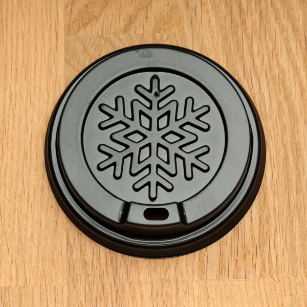 Кришка ST-90 чорна сніжинка