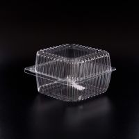 Контейнер з кришкою РS 550+400 мл 131*131*83 мм ПРОЗОРИЙ