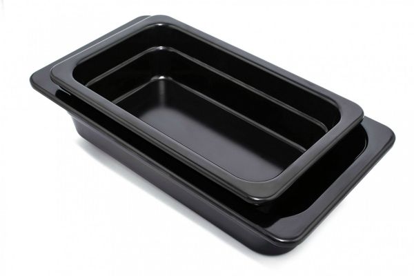 Гастроємкість з меламіну 1/3 65 мм, 325*174*65 мм, чорний One Chef