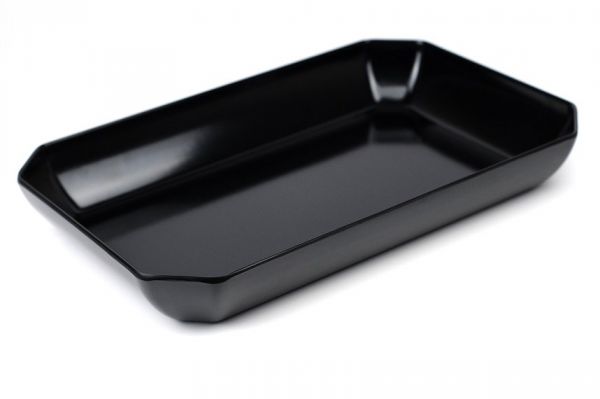 Блюдо восьмикутне з меламіну 380*254*50 мм, чорний One Chef