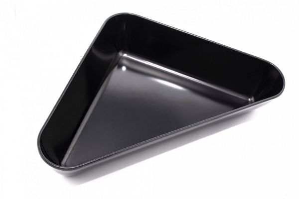 Блюдо трикутне з меламіну 1,9 л, 305*254*64 мм, чорний One Chef