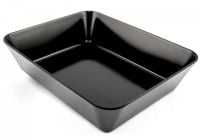 Блюдо прямокутне з меламіну 315*254*72 мм, чорний One Chef