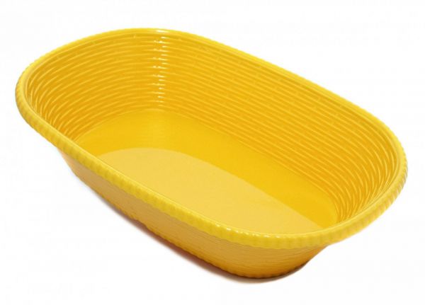 Блюдо овальне з меламіну, 350*247*69 мм, пісочне One Chef