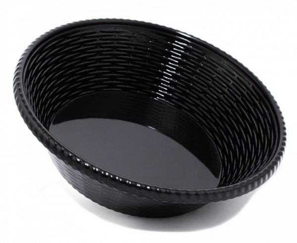 Блюдо кругле з меламіну, 239*72 мм, чорний One Chef