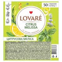 Чай зелений пакетований LOVARE Citrus melisa 50 шт